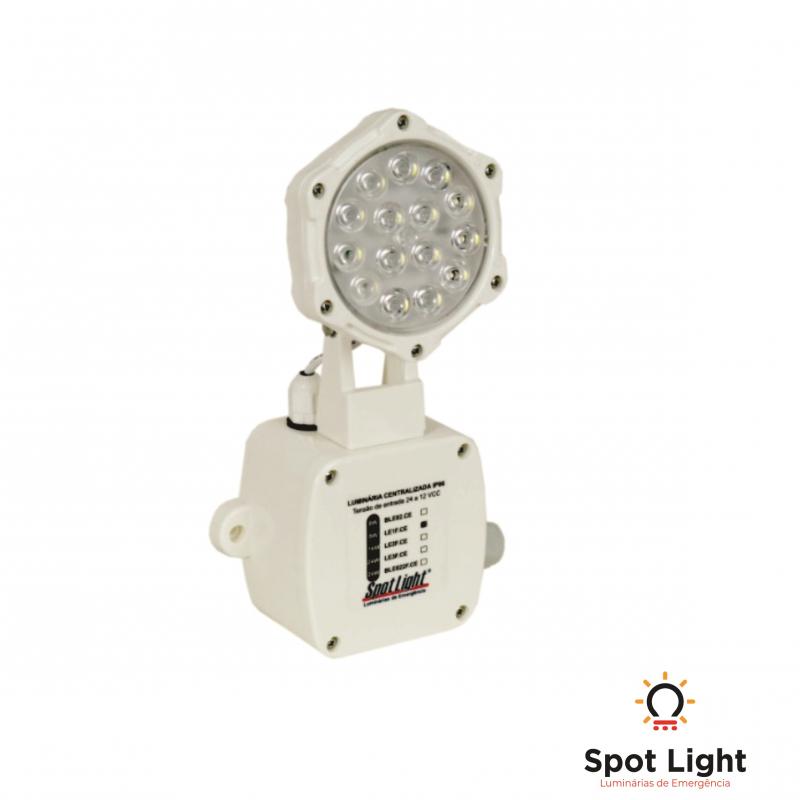 LE1F.CE - Luminária 1 Farol Led 12/24Vcc